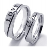 Beautiful Design Color Brilliancy to Have a Long Standing Reputation Titanium Ring