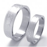 Finely Processed Color Brilliancy to Enjoy High Reputation at Home and Abroad Titanium Ring