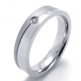 Rational Construction Color Brilliancy Selling Well all over the World Titanium Ring