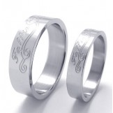 Fashionable Patterns Color Brilliancy to Enjoy High Reputation at Home and Abroad Titanium Ring