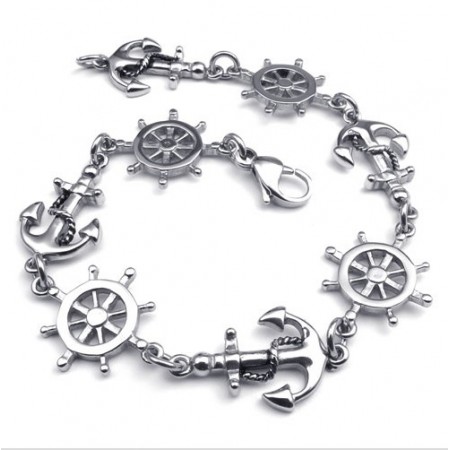 Deft Design Color Brilliancy Stable Quality Titanium Bracelet
