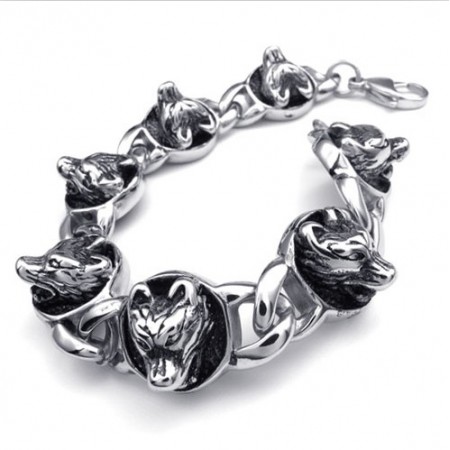 Luxuriant in Design Color Brilliancy Superior Quality Titanium Bracelet