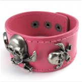 Attractive Design Beautiful in Colors Excellent Quality Titanium Leather Bracelet