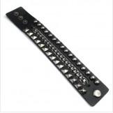 Finely Processed Delicate Colors Reliable Quality Titanium Leather Bangle
