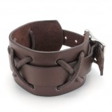 Skillful Manufacture Delicate Colors Reliable Quality Titanium Leather Bangle