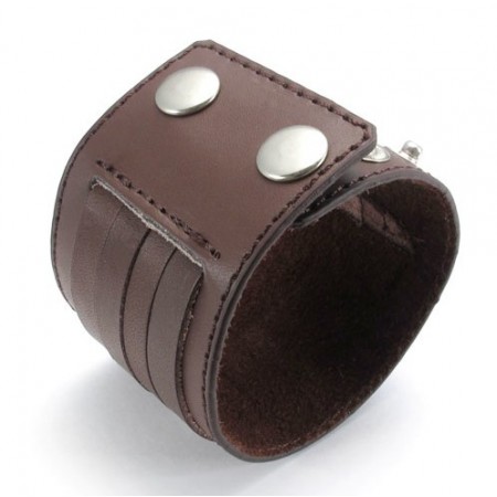 Skillful Manufacture Delicate Colors Reliable Quality Titanium Leather Bangle