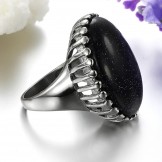 Complete in Specifications Exaggerate Quartzite Titanium Ring