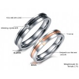 to Enjoy High Reputation at Home and Abroad Titanium Ring For Lovers 