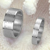 Excellent Quality English Bible Titanium Ring For Lovers