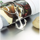 World-wide Renown Cross Titanium Necklace 