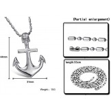 World-wide Renown Cross Titanium Necklace 