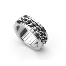 Men's titanium ring