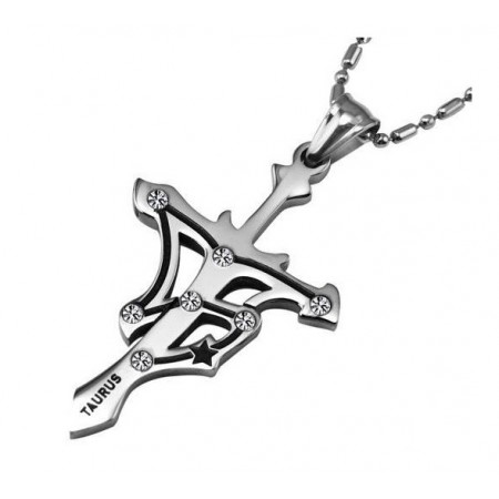 Stable Quality Taurus Titanium Necklace
