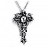 Wide Varieties Cross Titanium Necklace 