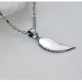 The King of Quantity Eyas Shape Titanium Necklace 