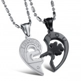 The Queen of Quality Sweetheart Titanium Necklace For Lovers 