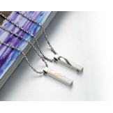 Easy to Use Sweetheart Titanium Necklace For Lovers 