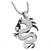 High Quality Dragon Shape Titanium Necklace For Lovers 