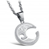 Selling Well all over the World Titanium Necklace For Lovers