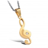 Selling Well all over the World Titanium Necklace For Lovers