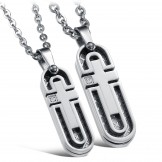 Dependable Performance Cross Titanium Necklace For Lovers