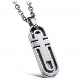 Dependable Performance Cross Titanium Necklace For Lovers