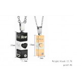 Wide Varieties Fashion Titanium Necklace For Lovers 