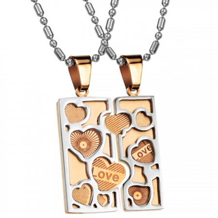 Easy to Use Titanium Necklace For Lovers 