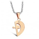 Reliable Reputation Sweetheart Titanium Necklace For Lovers 