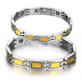 High Quality Antifatigue Titanium Bracelet For Lovers 