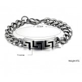 The Queen of Quality Male Great Wall Titanium Bracelet
