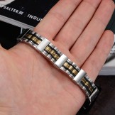 Reliable Quality Male Titanium Silicone Bangle 