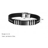 Superior Quality Male Titanium Silicone Bangle 