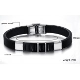 Well-known for Its Fine Quality Titanium Silicone Bangle 