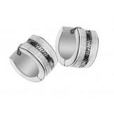 Easy to Use Female Wall Pattern Titanium Earrings 