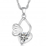 Durable in Use Female Allergy Free Platinum Plating Titanium Necklace 