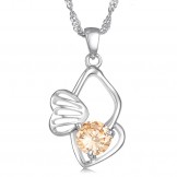 Durable in Use Female Allergy Free Platinum Plating Titanium Necklace 