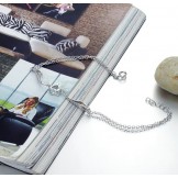 The King of Quantity Female Platinum Plating Titanium Anklet 