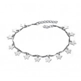 Reliable Reputation Female Butterfly Shape Platinum Plating Titanium Anklet 