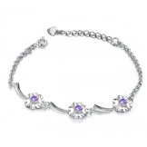 Quality and Quantity Assured Female Platinum Plating Titanium Bracelet