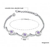 Quality and Quantity Assured Female Platinum Plating Titanium Bracelet