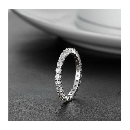 World-wide Renown Female Platinum Plating Titanium Ring 