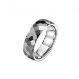High Quality Football Net Tungsten Ceramic Ring For Lovers