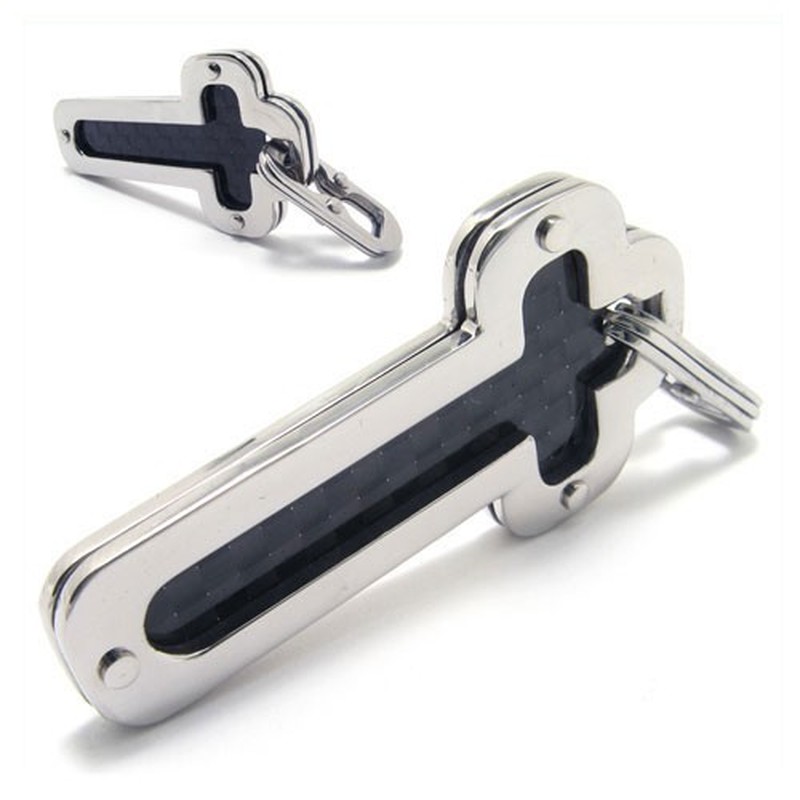 Titanium cross necklaces for men