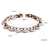 to Have a Long Story Female Tungsten Ceramic Bracelet 