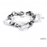 Reliable Reputation White Tungsten Ceramic Bracelet 
