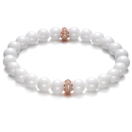 Easy to Use Tungsten Ceramic Bracelet With Beads