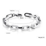 Excellent Quality Female White Tungsten Ceramic Bracelet 
