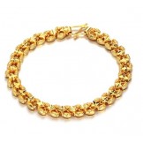 Easy to Use Female 18K Gold-Plated Bracelet 