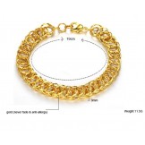 High Quality Female 18K Gold-Plated Bracelet 